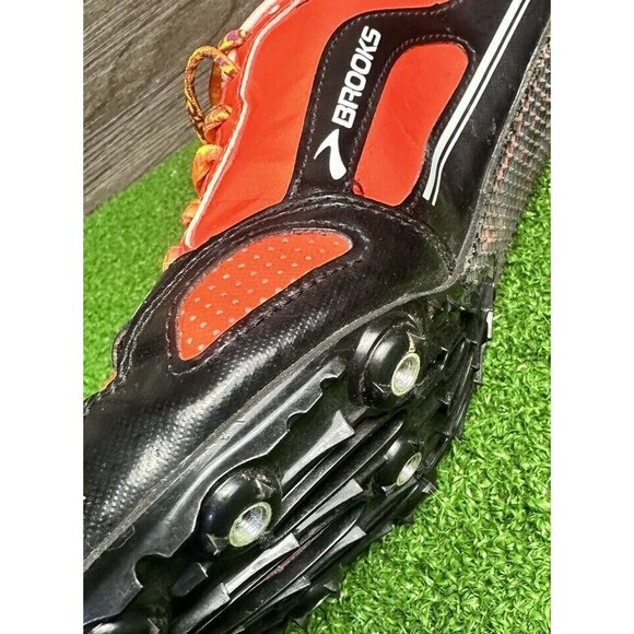 Brooks Women's PR Sprint 11.38 Fiery Coral Spikes Running Shoes. Size 8‎ - Picture 6 of 7